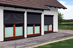 Vorbaurollläden RONDO, Dunkelbraun, Sarrotti